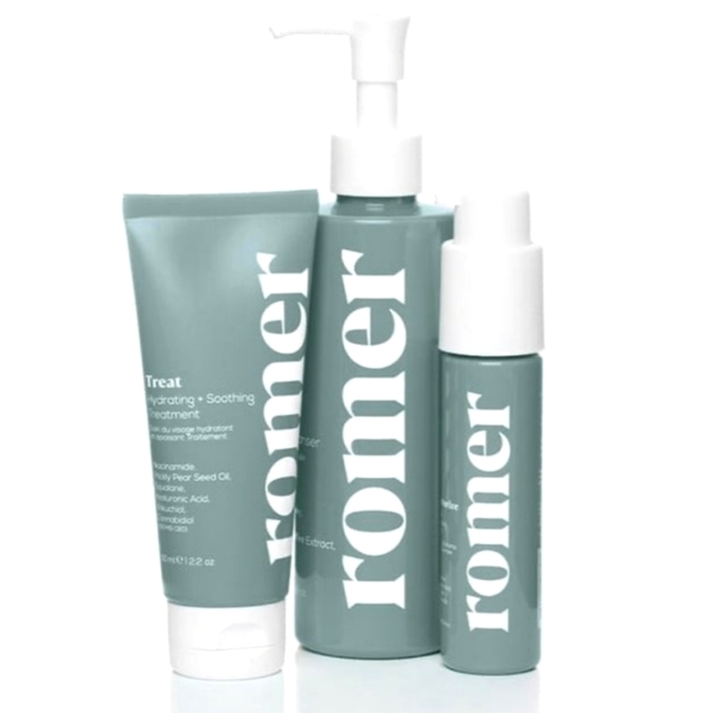 Romer The Three Step Regimen Unisex Skincare Routine NEW